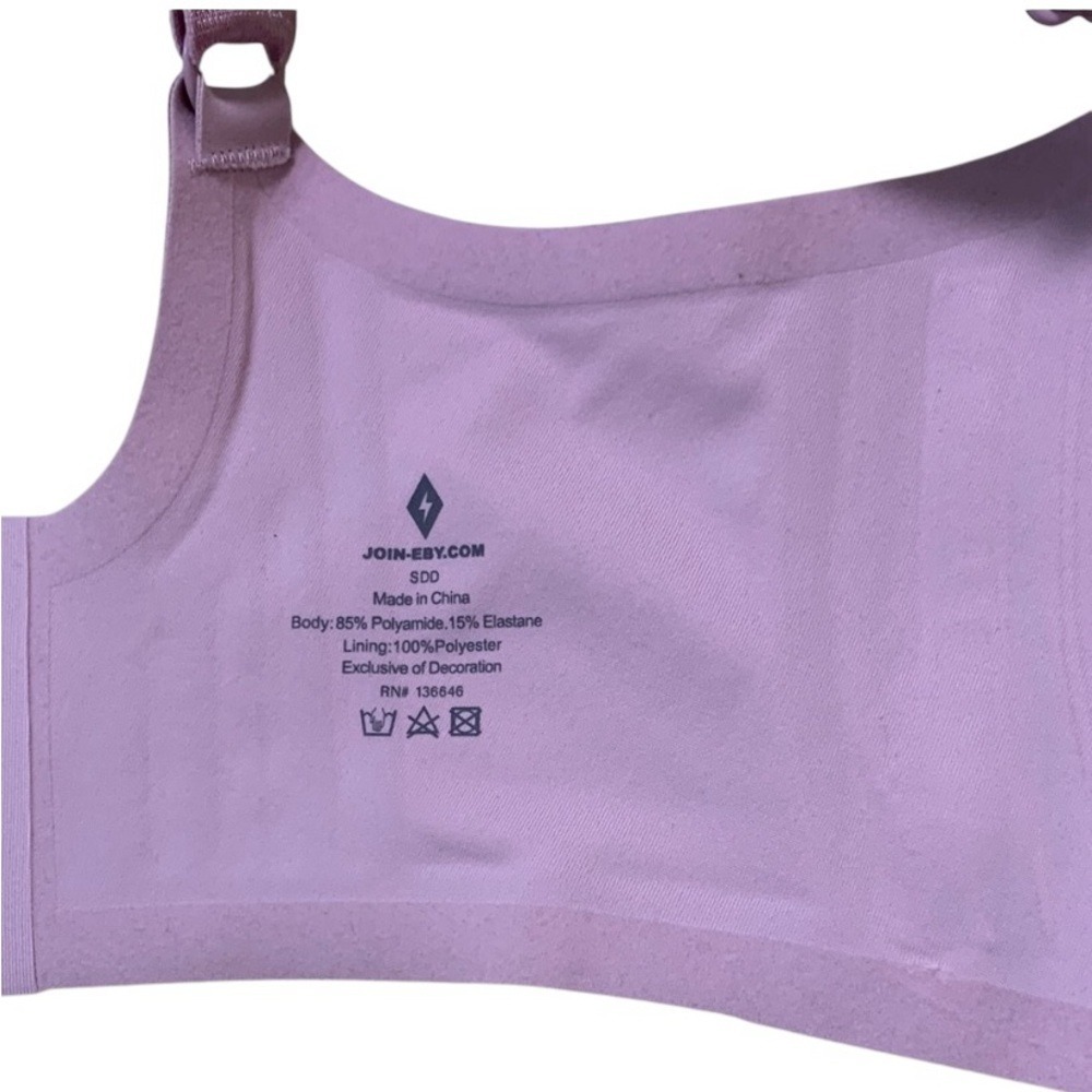 EBY Seamless‎ Only Bra Womens Size SDD Lavender Purple Molded Cup Wire-Free - Picture 2 of 5